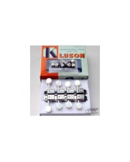 Mécaniques de Mandoline Kluson Mfg Supreme Style "F", bouton Pearloid