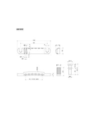 Cordier Gotoh GE101Z style Gibson StopTail Metrique Zmac Dore