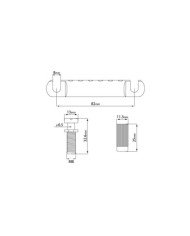 TonePros T1Z-N Cordier Verrouillable style Gibson Stoptail Metrique 8M Nickel