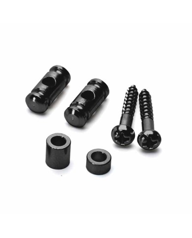 GOTOH zylindrischer Saitenniederhalter für Strat Tele, schwarz