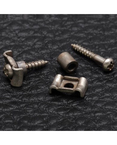 Saitenniederhalter Gotoh Butterfly Relic Series für Strat Tele Nickel Aged
