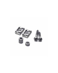 2 Passe-Cordes Papillon Gotoh Butterfly Strat Tele Cosmo Black