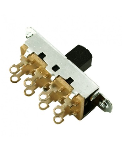 On-Off-On Schiebeschalter Switchcraft 11D1049X für Fender Mustang Duosonic