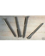 4 vis micro pour basse 35mm Chrome