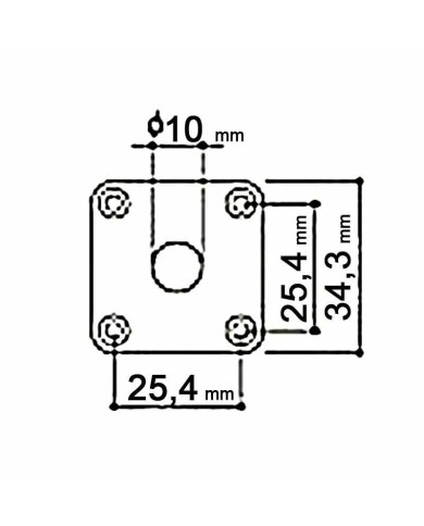 Schwarze Hosco Input-Buchsenplatte im LP-Stil für Gibson Epiphone