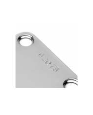 Plaque Fixation Manche Neck Plate Serial Number Strat Tele P-J-Bass Chrome