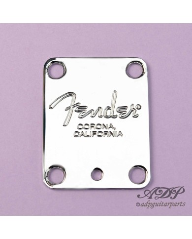Original Fender Corona California Halsplatte mit Neigungsfunktion, Chrom 0991445100