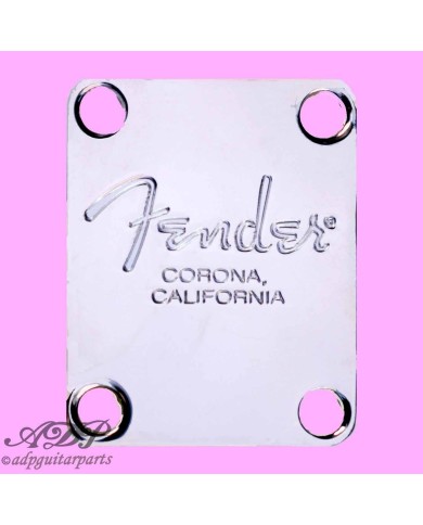 Fender Corona California Halsplatte ohne No Tilt Bohrung, Chrom 0991446100