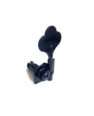 4 Bassmechaniken 2+2 mit reversiblen Getrieben, Schwarz, 14-mm-Achse