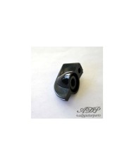 1 schwarzer Chicken-Head-Kunststoffknopf für 6-mm-Potentiometer, 18 Riffelungen