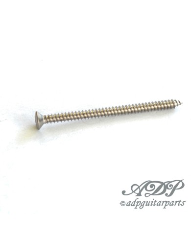 8 P90 Pickup-Schrauben Nickel 2.6 x 40mm