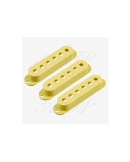 3 Vintage Cream Pickup-Kappen für Stratocaster Single-Coil-Pickups, 52,5 mm