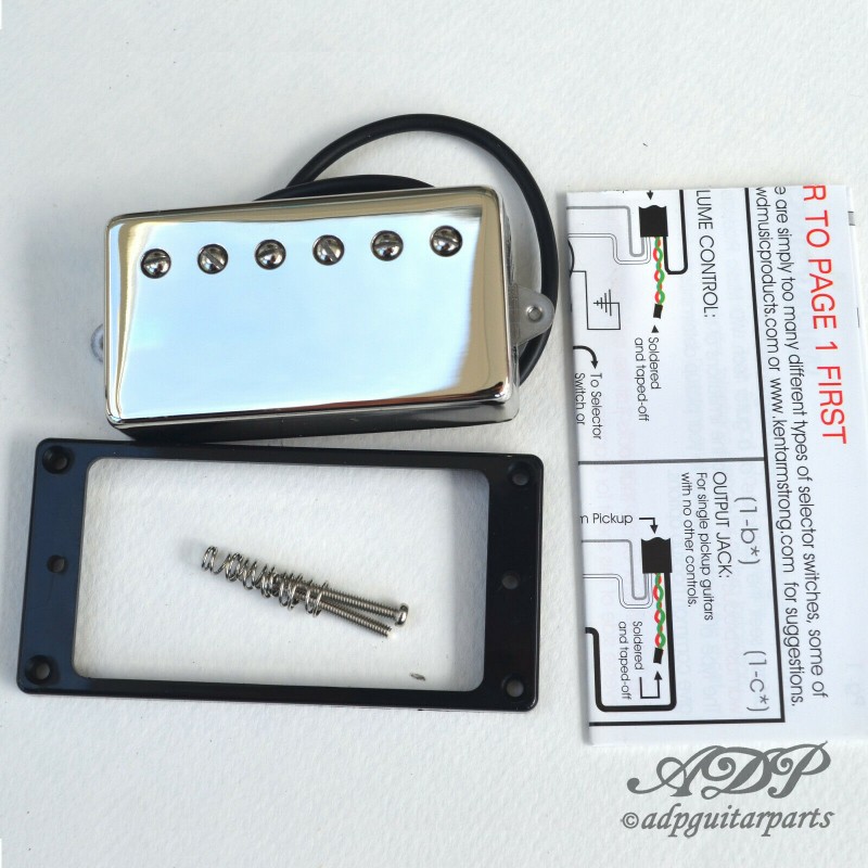 Micro Kent Armstrong HotRod Series Rocker Humbucker nickel