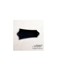 Schwarze WD-Halsspannstab-Abdeckung für Gibson-Gitarren