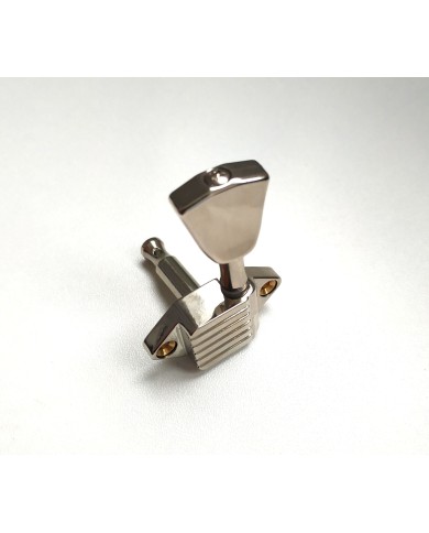 Kluson Waffleback Mechaniken 3+3 Nickel 18:1 Metal Keystone Flügel