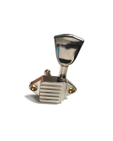 Kluson Waffleback Mechaniken 3+3 Nickel 18:1 Metal Keystone Flügel