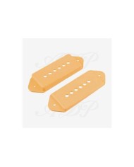2 Dog Ear P90 Pickupkappen, Creme gealtert