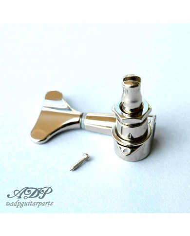 1 kompakter Bass-Mechaniksatz im Gotoh-Stil, verchromt
