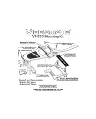 Vibramate V7-335 serie E 8" 20cm Montage sans percage Bigsby B7