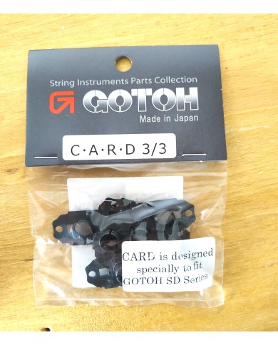 6 Gotoh C.A.R.D3/3 Carbonplatten zur Zentrierung und zum Schutz von Mechaniken