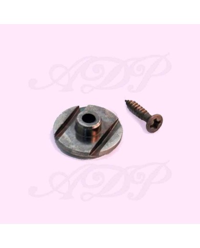 Saitenführung Aged Nickel Q-Parts für Bass, 19 x 3,5 mm