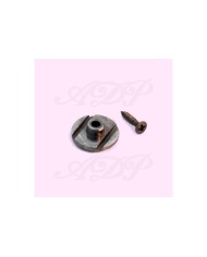 Saitenführung Aged Nickel Q-Parts für Bass, 19 x 3,5 mm