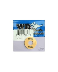 Gibson style  Cream Rhythm/Treble Ring, Black Letter