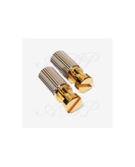 Halterung für StopTail-Saitenhalter, US-Größe, Bolzen & Hülsen, Gold
