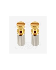 Halterung für StopTail-Saitenhalter, US-Größe, Bolzen & Hülsen, Gold