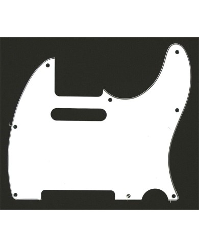 Pickguard ALLPARTS Telecaster Weiß 3-lagig, 8 Löcher