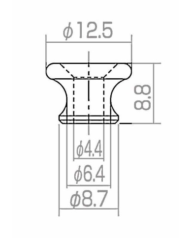 2 Gotoh Gurtpins vergoldet, Gibson-Stil