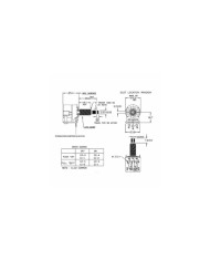 CTS Push/Pull-Potentiometer Long Split Shaft 500K Audio DPDT