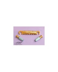 Gotoh GE101Z Saitenhalter im Gibson StopTail Stil, metrisch, Zamak, Gold