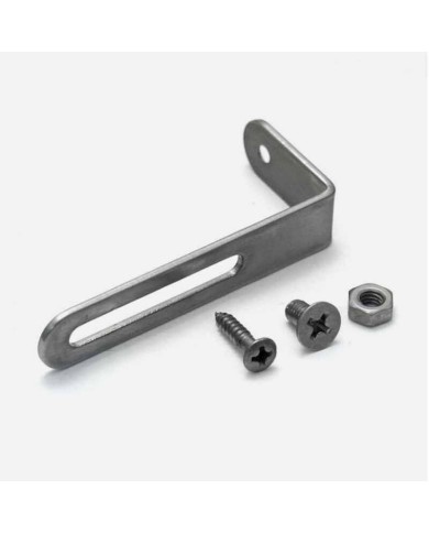Gealterter Pickguard-Winkel, Nickel