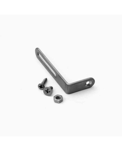 Gealterter Pickguard-Winkel, Nickel