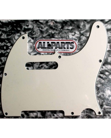 Schlagbrett für Telecaster USA, 3-lagig Parchment (Old White), All Parts PG-0562-050