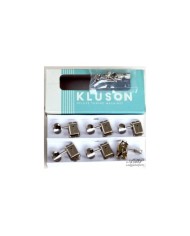 6 linke Vintage Kluson LH Single Line Mechaniken, 1:15, Nickel