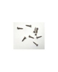 10 vernickelte Schrauben 2,1x10mm für Gotoh-Mechaniken