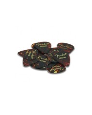 12 Fender Celluloid 351 Classic Shell Tortoise Medium Gitarrenplektren