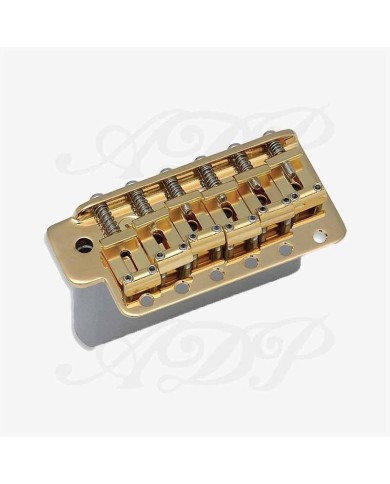 Gotoh GE101TS Vintage Stratocaster Tremolo-Saitenhalter mit Stahlblock Gold