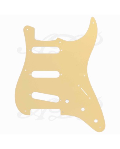 SSS-Schlagbrett für US Vintage 54-59' Stratocaster, 8 Löcher, 1-lagig, Creme (1.52mm) .060” 1,524mm