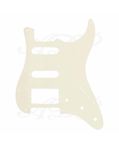 Schlagbrett Stratocaster SSH USA 3-lagig 11 Löcher Parchment 090"