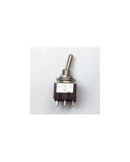 Mini Toggle Switch 2 positions On-On, chrome