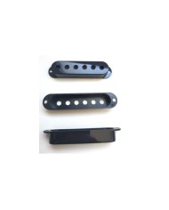 3 schwarze Pickup-Kappen für Stratocaster, 52,5 mm