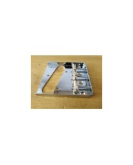 Chrome Telecaster bridge, 3 brass saddle, 10.8mm