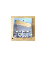 Telecaster-Steg verchromt, 3 Messingreiter, 10.8mm