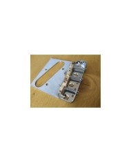 Telecaster-Bridge chrom 3 Messingreiter 10.8mm