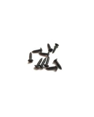 12 schwarze Schrauben im Fender-Format 3 x 12mm für Pickguard und Hardware