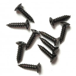 12 Black 3 x 12mm screws...