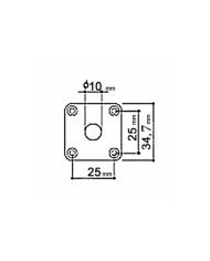 Plaque Input Noire style LesPaul Gibson/Epiphone
